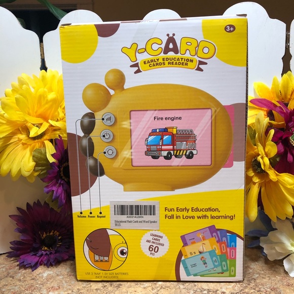 **NEW** Y-Card Giraffe Early Education Card Reader, Flash Cards & Word Speaker. - Picture 4 of 10